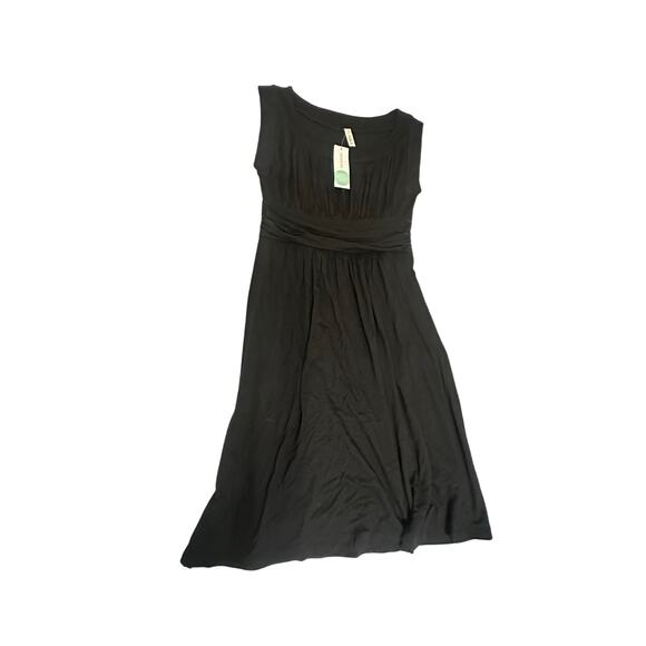 Gilli Kamile Jersey Ruched Detail Dress – Black – Size Medium – NWT - Picture 4 of 12